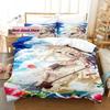 Violet Evergarden Bedding Set Single Twin Printed Bed Set With Pillowcase Duvet Cover Soft Single Double Queen Super King Size