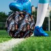 House of Dragon Indoor Soccer Ball Size 5 Colorful All Ages Machine Stitched PVC Competition Ready Durable High-Bounce