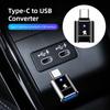 Type-C To USB Adapter OTG Connector Car Accessories For 5008 508 408 4008 308 3008 208 2008 Landtrek Rifter e-Expert