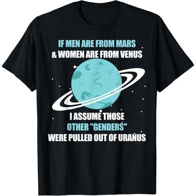 Als mannen van Mars komen en vrouwen van Venus, neem ik aan dat die T-shirts(1)