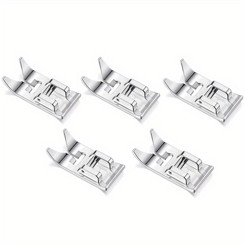 1/3/5Pcs Universal Sewing Presser Foot, Straight Stitch & Zig Zag Foot with Needle Threader for Low Shank Domestic Machines