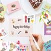 20pcs Combination Set Happy Birthday Card Blessing Message Cards  Party Accessories