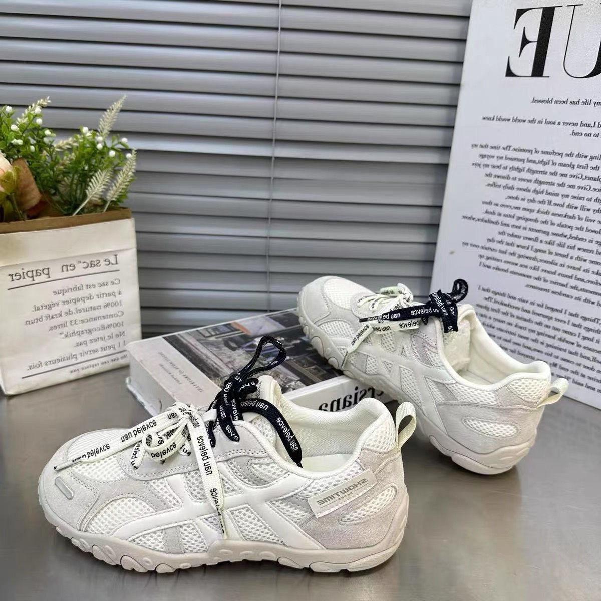 

Thick-soled inner height-increasing German training shoes 22 autumn new mesh sports and leisure shoes Forrest Gump shoes hongjie 35