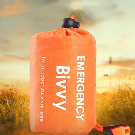 Outdoor Camping Tent Tool Storage Bag with Whistle Multifunctional Large Capacity Drawstring Bag Hiking Survival Emergency Tool Sundries