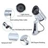 Waterproof Indoor/Outdoor Simulated Surveillance Camera with Flashing Light