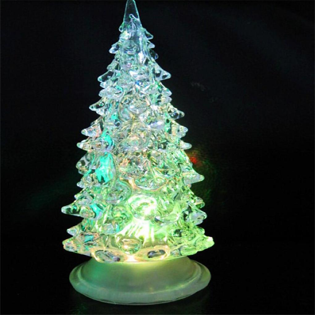 Christmas Night Lamp Energy-saving LED Light Tree-shaped Acrylic Decorative Lamp