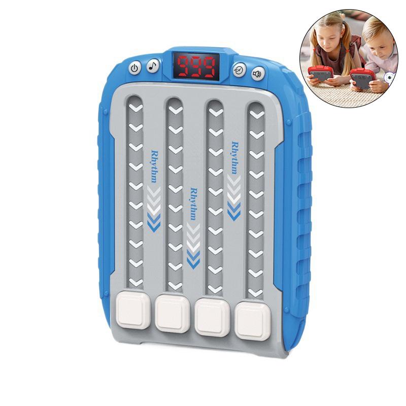 Rhythm Game Machine For Kids,Rhythm Button Game Rhythm Quick Push Machine Kids Rhythm Game With 6 Levels,Lights