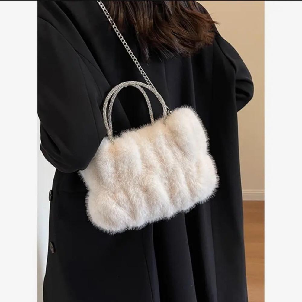 Autumn/winter Handbag Plush Bag Women's New Fashion Cloud Crossbody Bag