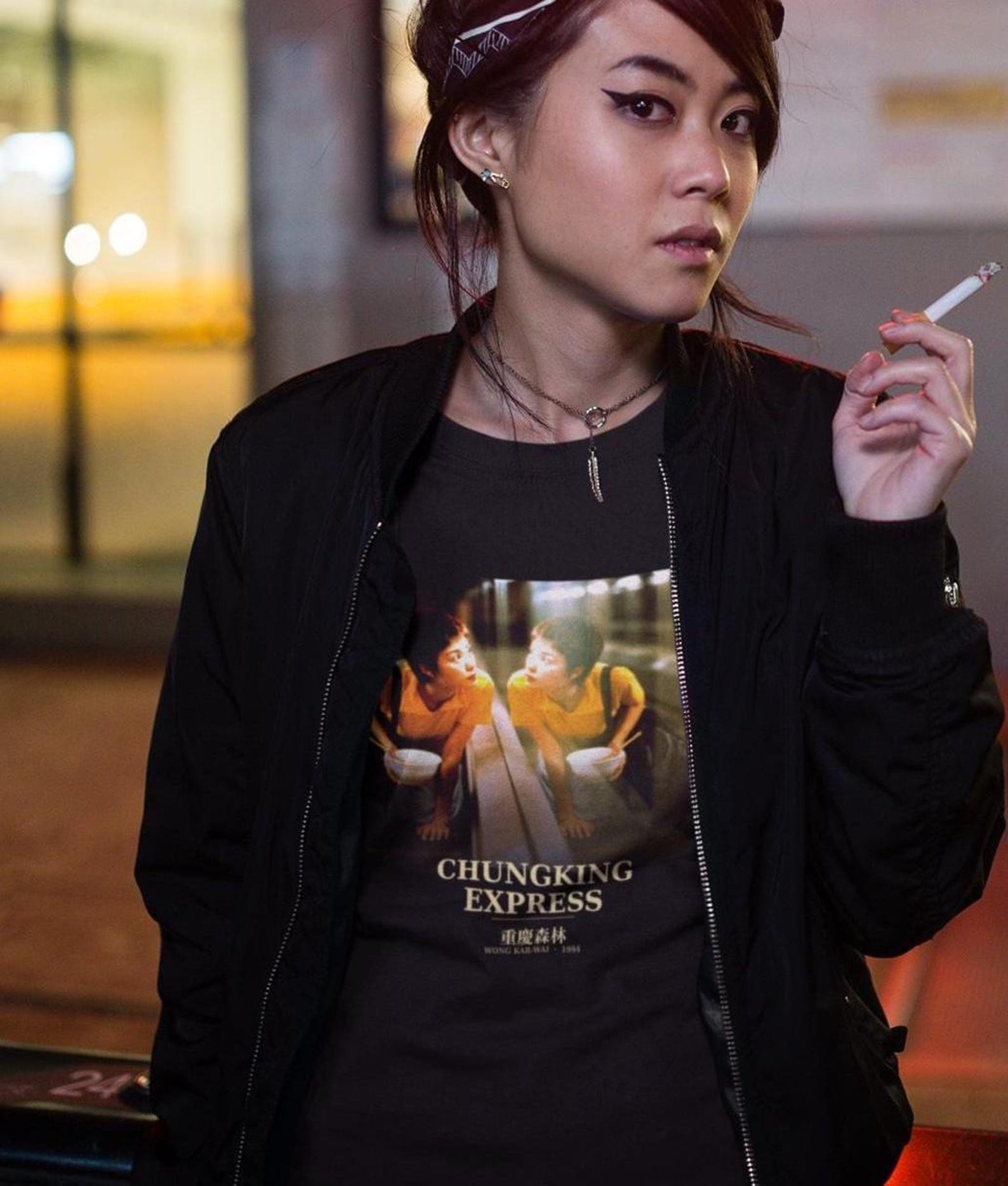 Chungking Express Graphic Tee | Wong Kar Wai Film Shirt | Hong Kong Cinema Streetwear Gift XL