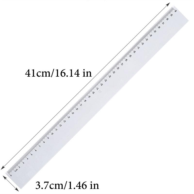 Transparent Straight Ruler,20cm,30cm,40cm,50cm,High Precision Maths Drawing Measuring,Office Learning Stationery Supplies 9703