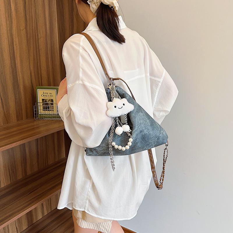 Tote Bag Women's New Summer Large Capacity High Value Multi Functional Backpack College Students' Class Backpack