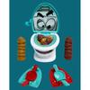 Poop Shoot Toilet Game Toy With Ejecting Feces For Parent Kids Indoor Play Fun