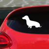 Cute Dachshund Dog Vehicle Reflective Motorcycle Car Sticker Decals Decoration