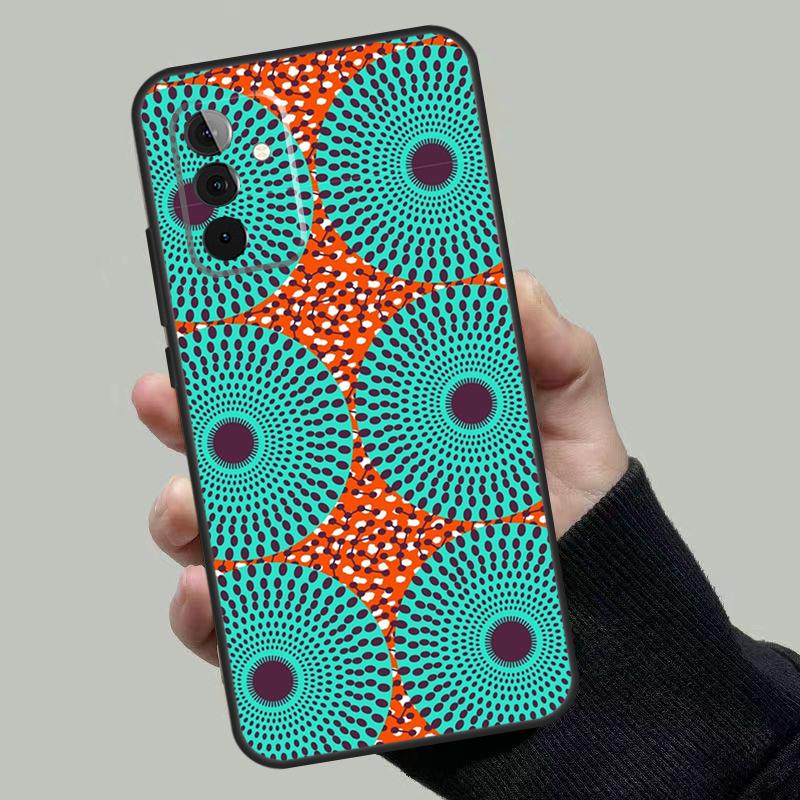 African Wax Print Case For Samsung Galaxy A53 A33 A23 A13 A52 A32 A22 A12 A51 A71 A14 A24 A34 A54 A52S Coque