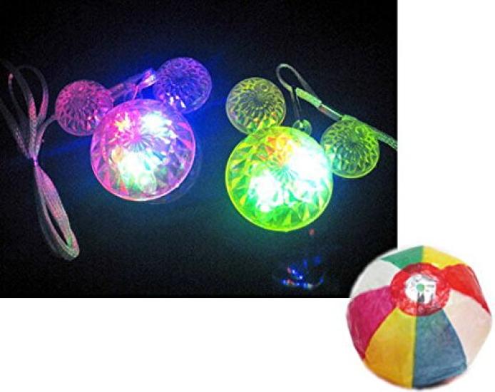 Diamond Mouse Pendant Set with Fun Toy [Light-up Toy] (36 Pieces) / (Paper Balloon)