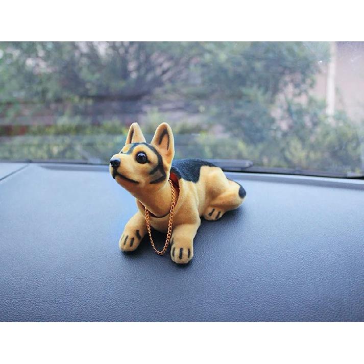 Car Doll Husky Beagle St Bernard Shepherd Shake Head Dog Decoration Car Interior Decoration Cute Creative Gift Tabletop Ornament