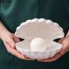 Dream Pearl Ceramic Lamp Desk Decoration Seashell Night Lamp Crafts Shell Storage Box Porcelain Ornaments Modern Home Decor
