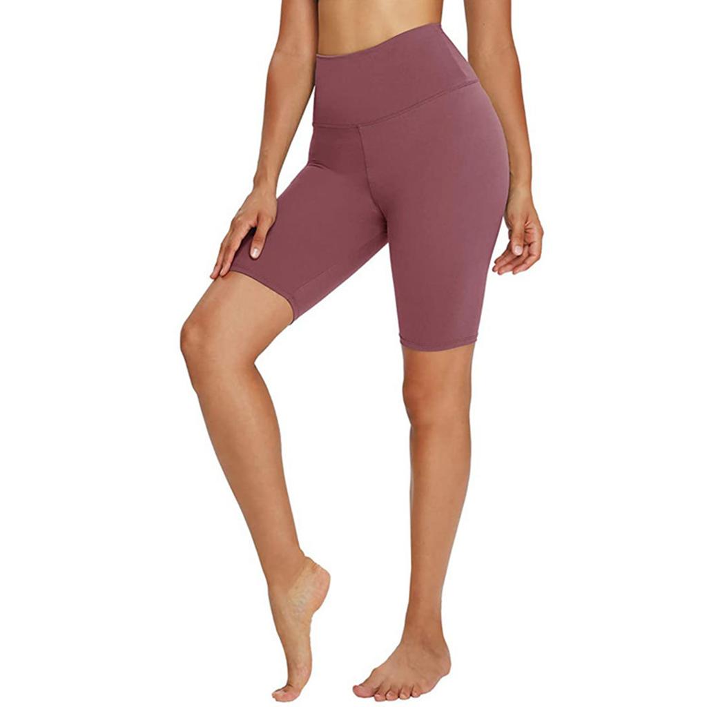 Women's Barely-There Yoga Shorts, Peach Buttocks Fitness Pants, High-Elastic Tight Abdomen-Lifting Buttocks Cycling Pants