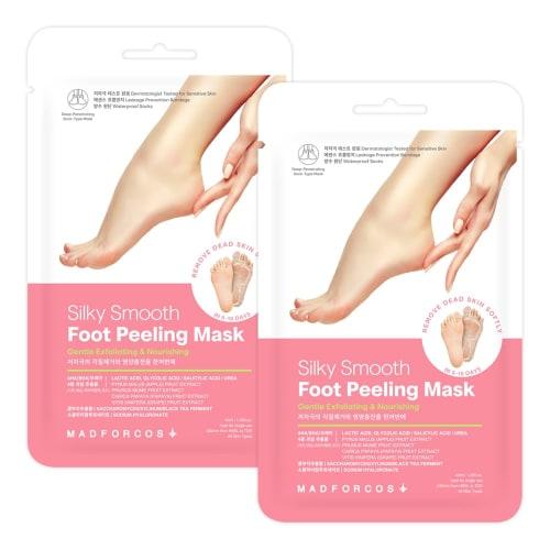 

MADFORCOS Silky Smooth Foot Peeling Mask, 40ml, 2 Sheets, Painless Heel Callus Removal, Foot Exfoliation Mask