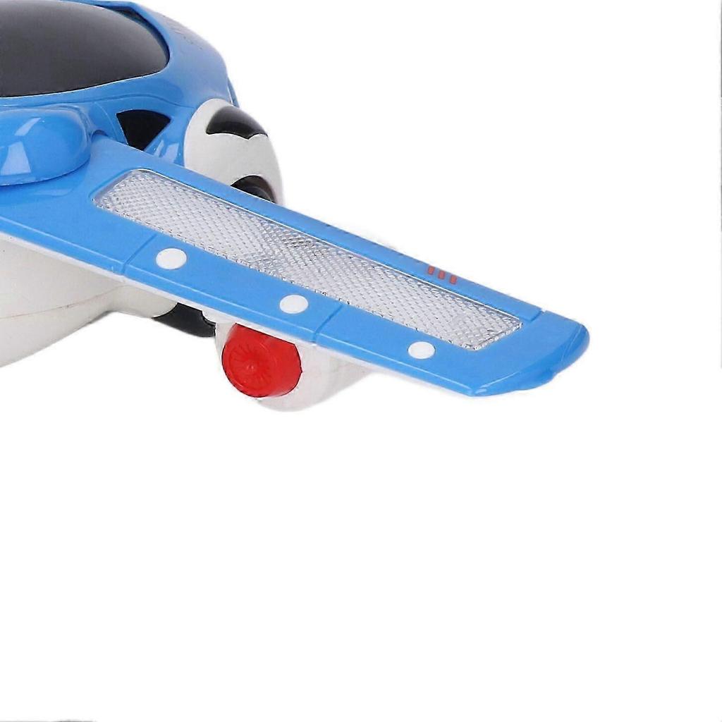 Kids Electric Plane Toy 360 Degree Rotating Electric Airplane Toy with Light and Music for Children Aged 3 and Above Intelligence