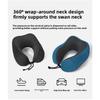 Cationic Cool Feeling U-shaped Pillow, Slow Rebound Memory Foam Neck Support Travel Pillow for Office Nap