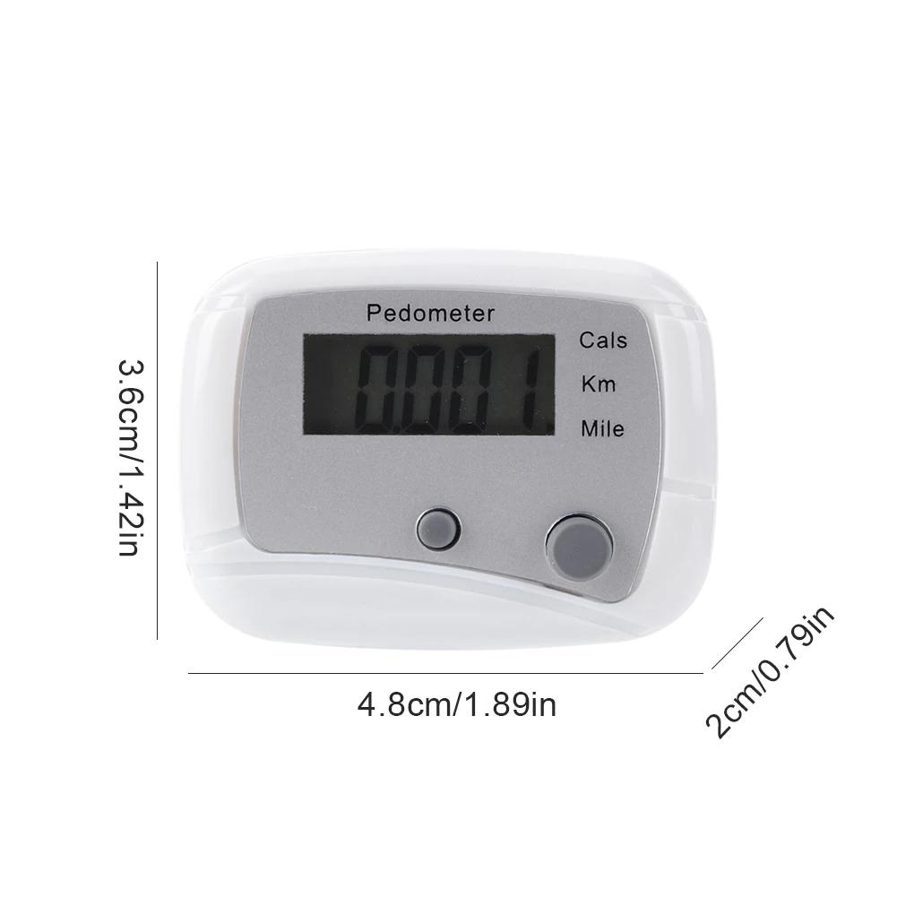Portable Step Walking Exercise Digital Pedometers with Clip for Jogging Running Walking Lightweight Women Men Steps Watch