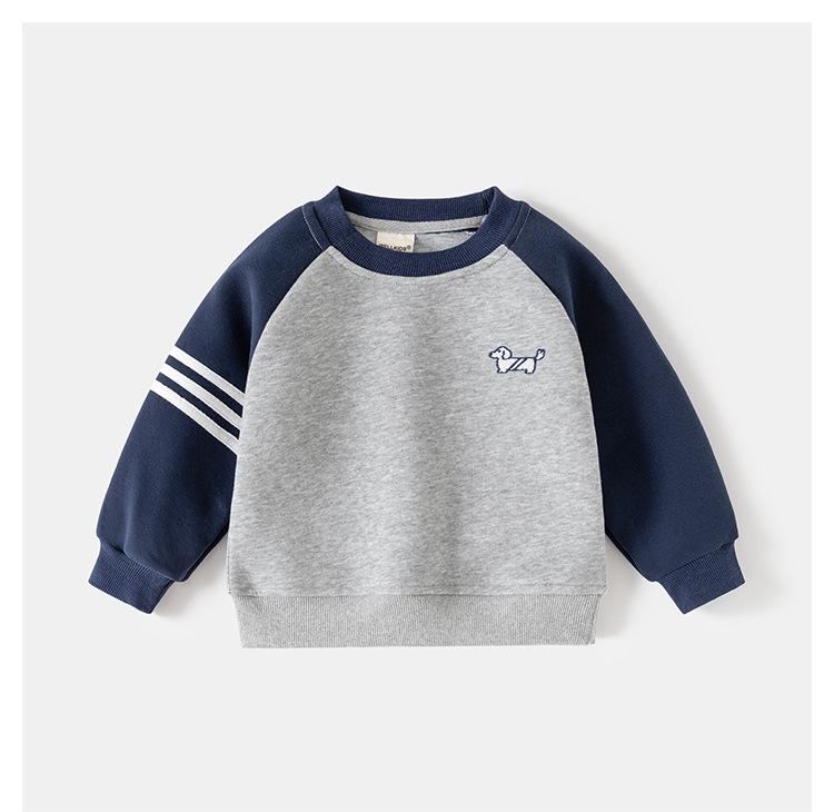 Boys Autumn Sweater Set 2025 New Spring and Autumn Children's Clothing Treasure Children's Medium and Older Children's Clothes Top Autumn Trend