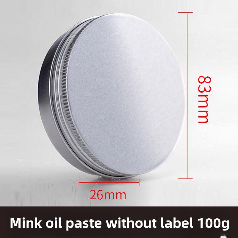 

Зволожуючий крем для шкіряних виробів і жіночих сумок Genuine Leather Mink Oil 100g no label foreign trade version