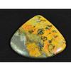 44X39X05MM Natural Bumble Bee Jasper Pear Cabochon Loose Gemstone 66Cts. D-80
