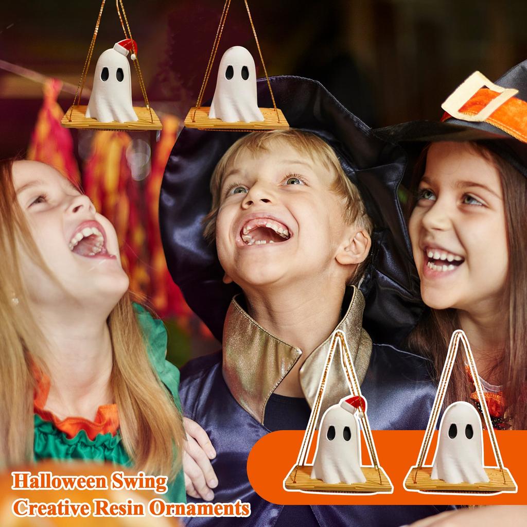 Halloween Swing Creative Resin Ornaments Halloween Headdress Resin Decoration