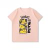 Potdemiel  New Summer Style Pure Cotton Childrens TShirts Pikachu Print Unisex Size Comfortable and Breathable