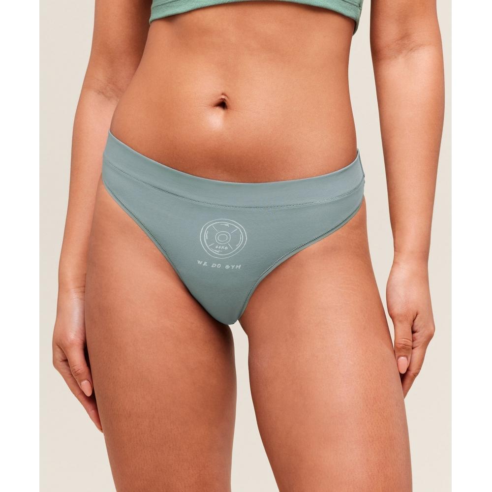 

Gymshark Deadlift Graphic Cotton Thong Celeste Blue B2c6z Udbp XXL