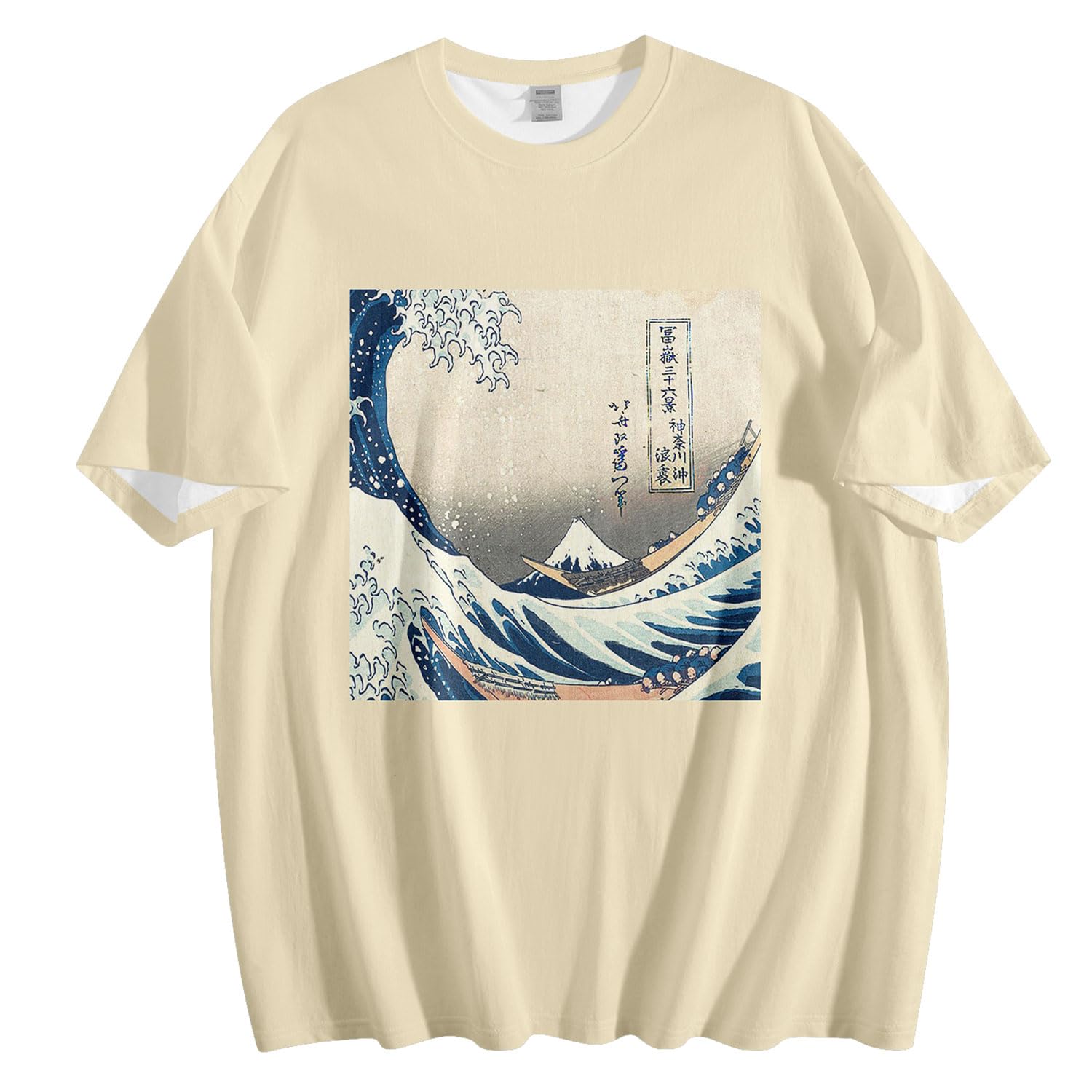 

Katsushika Great Wave off design Sublimation and deodorizing Soft to the touch Perfect for casual outfits with Japanese patterns Perfect as a gift for