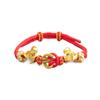 2026 Year of the Horse Red String Zodiac Bracelet - Handwoven Ethnic Style Jewelry, New Year Gift