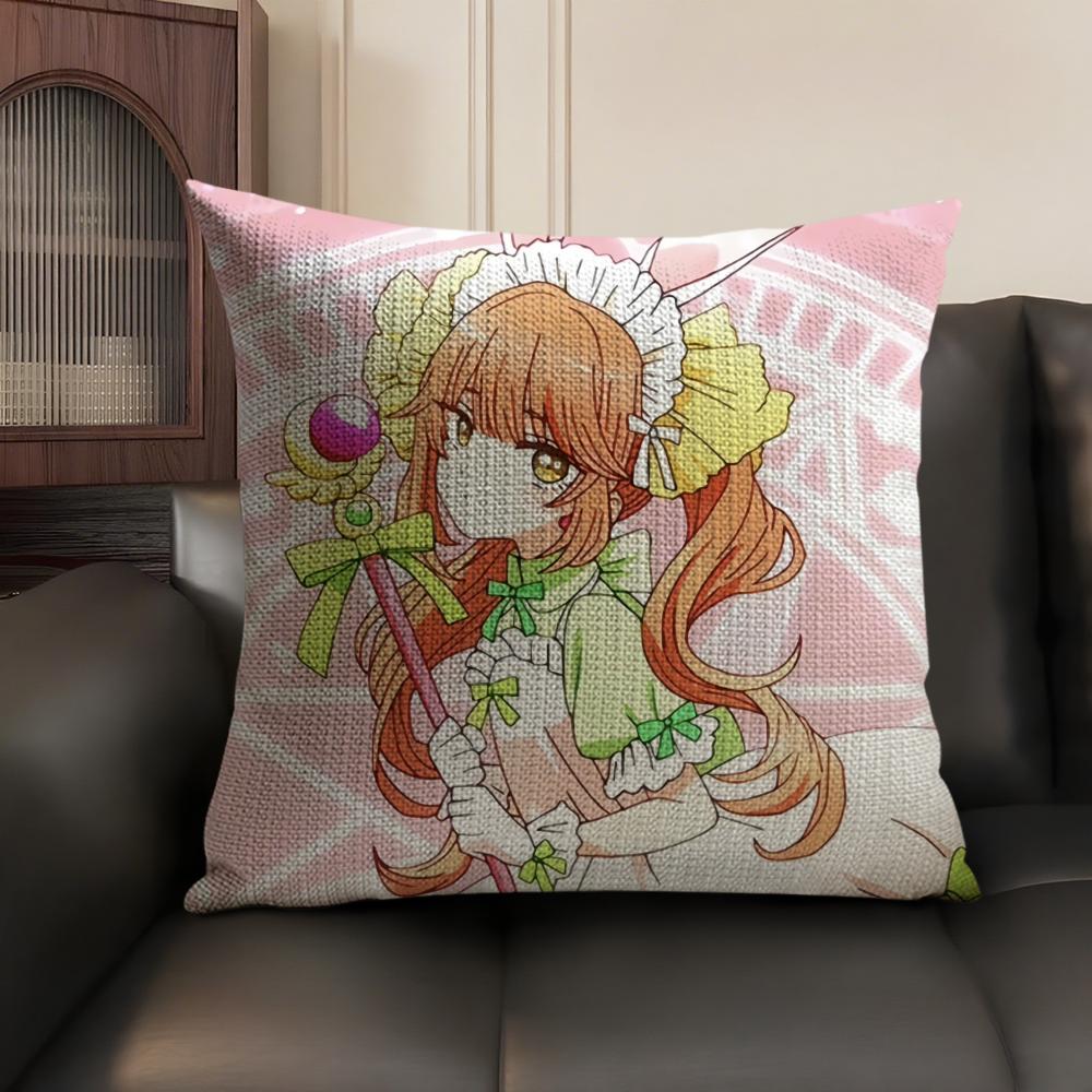 

Anime Girl Cartoon MMy DressUp Darling Pillow Case DoubleSided Printing Short Plush Sofa Cushion Cover Bedroom Bedside Pillow 30X30cm