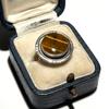 Used Made In Mexico Vintage 925 Tiger Eye Ring Tiger Eye Stone No. 12