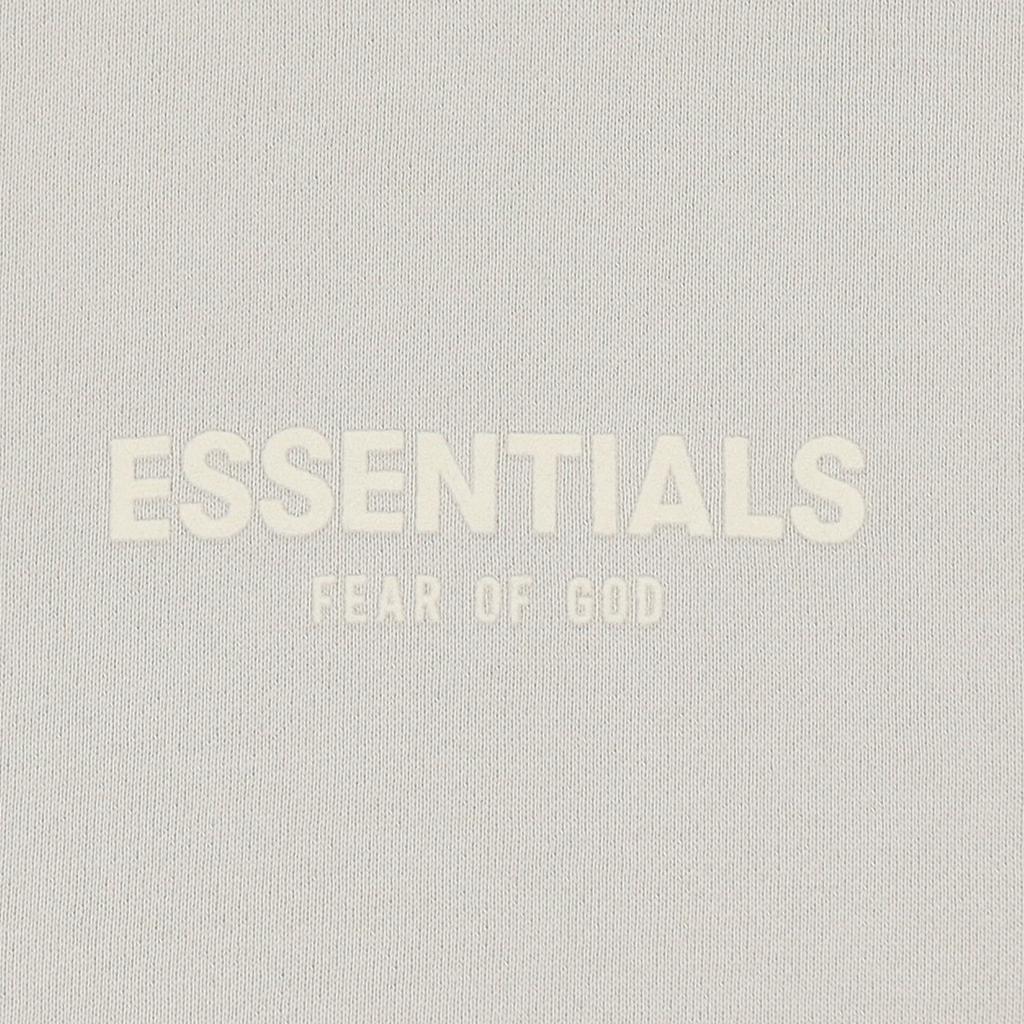 Fear of God Essentials SS22 Relaxed Hoodie With Fleece Logo Men Tops Wheat FOG-SS22-131