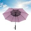 Sun and Rain Umbrella 90cm Length USB Interface Portable UV Sun Umbrella with 3000mah Cooling Fan