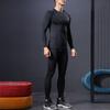 Li Ning Logo Quick-Dry High-Stretch Training Long Sleeve Fitness Shirt Men tops Black AUDR125-1