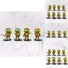 Classic Ninja Turtles Model Action Figures Set Adorable Pvc Cake Toppers Blind Box Toys