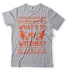 Halloween Witch Costume T-shirt Ugly Sweater Style Halloween Funny T-shirt Tee