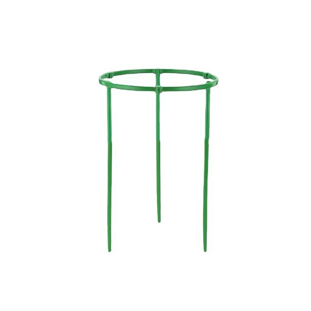 

1Pc Plastic Plant Support Pile Stand Plant Support Pile for Flowers Greenhouses Arrangement Fixing Rod Holder Garden Tools зелёный