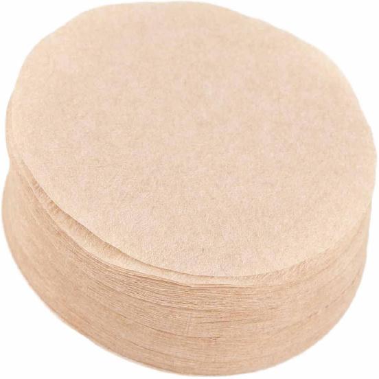 Moka Pot Coffee Filters, 100Pcs Per Set, Classic White Paper Filters for Coffee Mocha (No. 6 60mm)