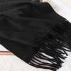 Winter Wool Scarf For Women Long Warm Cashmere Scarves Hijab Solid Lady Shawl Wrap Female Pashmina Bandana Head Scarfs New