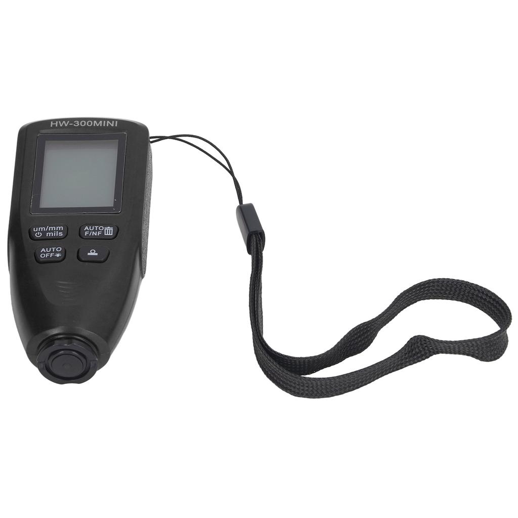 Car Coating Thickness Meter Automatic Measurement Automotive Paint Film Thickness Gauge Black