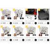Universal Motorcycle Oil Cooler M12 Oil Delivery Interface Efficient Motorcycle Cooling Radiator Fit 80CC-250CC Engine Motocross
