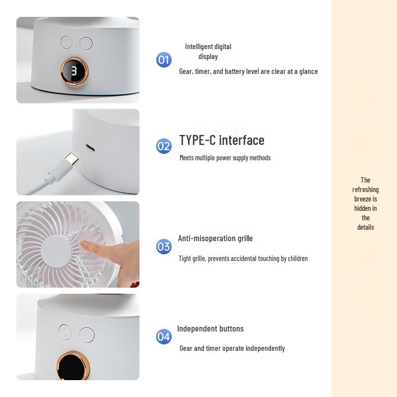 Comix Portable & Desktop Cooling Fan Series