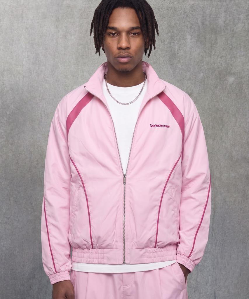 NIGHTWORKDEPT Midnight Racing Track Jacket_Pink