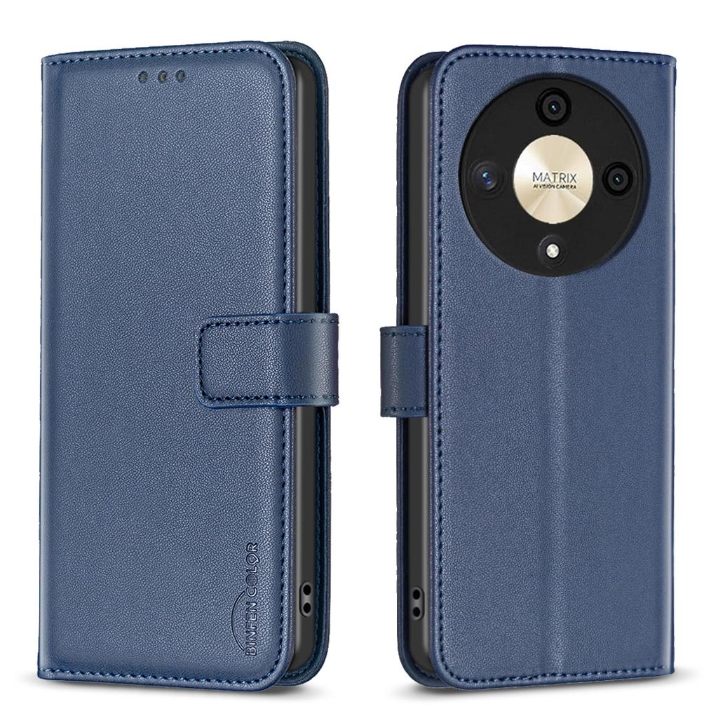 BINFEN COLOR BF17 For Honor X9b 5G/Magic6 Lite 5G Leather Case Wallet Protective Cover