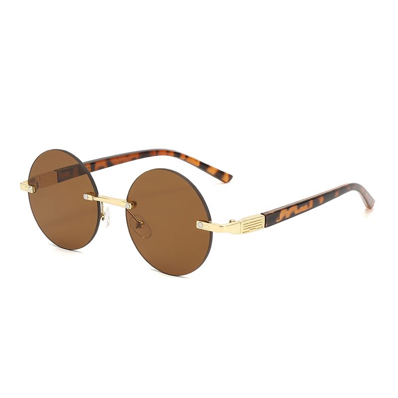 1 piece retro trimmed oval sunglasses versatile trendy sunglasses neutral casual vacation style